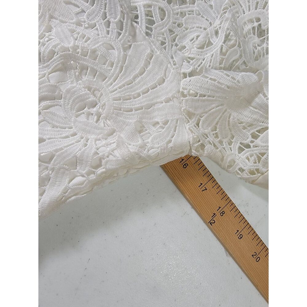 Lulu's White Maxi Lace Dress - XS - Picture 4 of 8